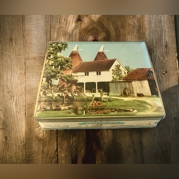 Vintage Other - Vintage Farmhouse Tin Box Storage Photos & Small Items